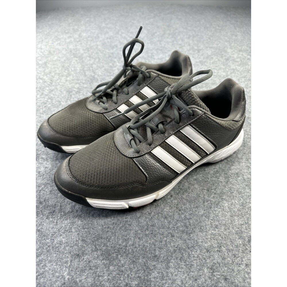 Adidas Mens Tech Response 4.0 Q44682 Gray Golf Cleats Shoes Size 10.5M